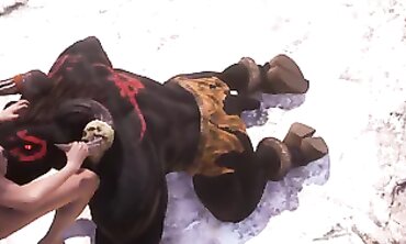 Cinematic 3D Action: Jadeen x Grok