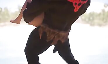 Cinematic 3D Action: Jadeen x Grok