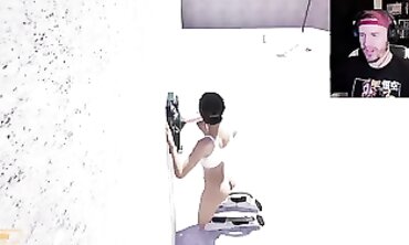 GonKappa's Alien POV Gangbang with DP and Creampie