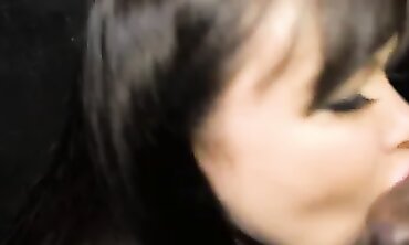 Marcy Diamond Sucks BBC at a Gloryhole Fuckfest