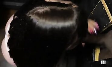Marcy Diamond Sucks BBC at a Gloryhole Fuckfest