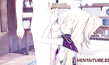 Fischl Cosplay Rough Sex Roleplay