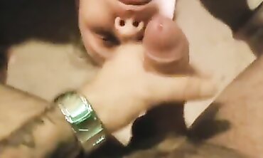 Deep-Throat Queen Loves Big Dick - POV Blowjob & Swallowing