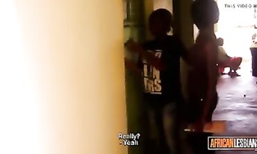 Passionate African Lesbians Share Sultry Climaxes