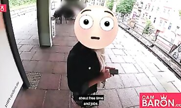 Doreen Gets Pulverized in a Public Outdoor Blowjob