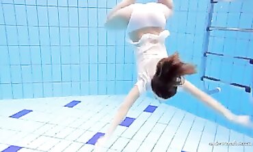 Brunette Bae Zuzanna Showcases Huge Boobs in Pool