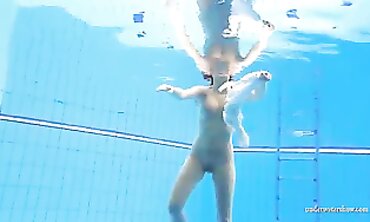 Brunette Bae Zuzanna Showcases Huge Boobs in Pool