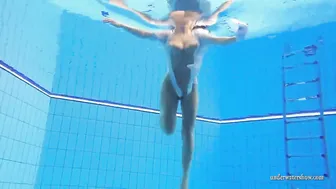 Brunette Bae Zuzanna Showcases Huge Boobs in Pool