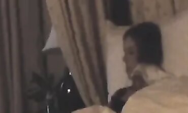 Hot Blonde Babe Gives Sensual Handjob to Her Man at Hotel Room