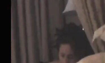 Hot Blonde Babe Gives Sensual Handjob to Her Man at Hotel Room