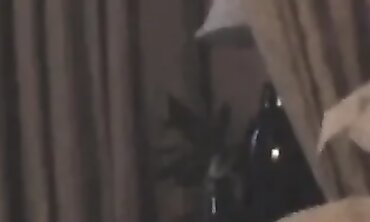 Hot Blonde Babe Gives Sensual Handjob to Her Man at Hotel Room