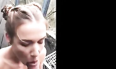 POV Balcony Anal Fuck-Fest With My Horny Ex