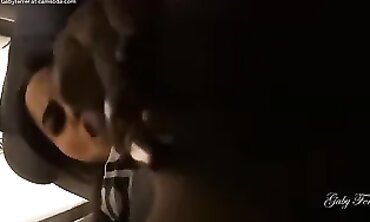 Hot Latina MILF Fingering Her Pussy Outdoors