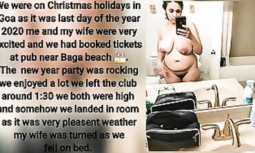 Fresh Year Celebrations With Hot Indian MILF Ex-Wife