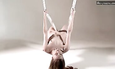Sofia Zhiraf: Irresistible Flexible Brunette in Lingerie