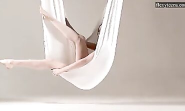 Sofia Zhiraf: Irresistible Flexible Brunette in Lingerie