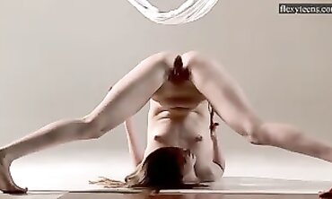 Sofia Zhiraf: Irresistible Flexible Brunette in Lingerie
