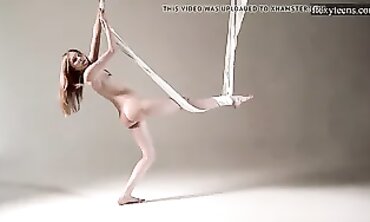 Sofia Zhiraf: Irresistible Flexible Brunette in Lingerie