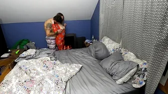 MILF in Cute Christmas Onesie Gets Rough Doggystyle Fuck