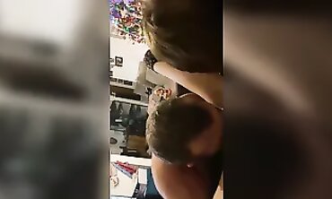 Husband Records Wife's Cream Pie Face Job with Friend