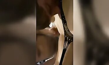 Husband Records Wife's Cream Pie Face Job with Friend