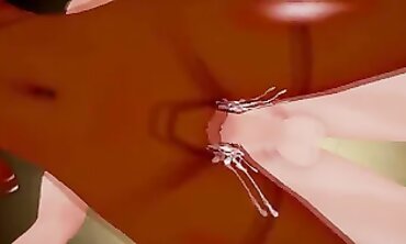 3D Animated KoikatuCenter and Freddy Bear Hardcore Creampie