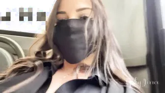 Joy Plays a Risky Outdoor Game on a Bus