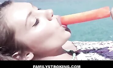 Petite Russian Step-Sis Elena Koshka Gets Family Pulverized