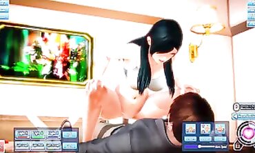 Ebony Hentai Goddess With Massive Breasts Gets Smashed