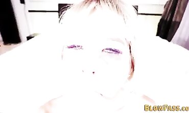 Jessie Saint Deep Throats a Massive Cock in POV