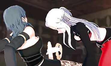 Futa Byleth Impregnates Edelgard in Hardcore Anime Hentai