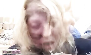 POV: Rough Anal Fuck with Mature Blonde