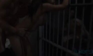 Taylor Rain FFM Prison Threesome Fuck-A-Thon