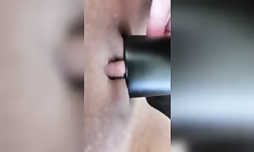 Latina MILF KissMyKittySlut Masturbates With Pierced Clit