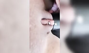 Latina MILF KissMyKittySlut Masturbates With Pierced Clit