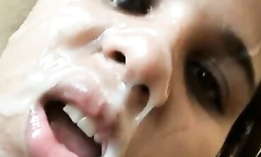 Hot Blonde MILF Gives Intense POV Handjob with Facial cumshot