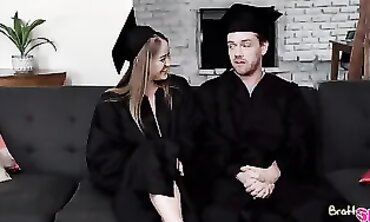 Kenzie Madison Gets Fucked by Her Stepbrother on Graduation Day