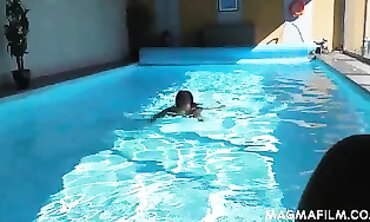 Brunette MILF Wife Gets Throat-Filled With Cum