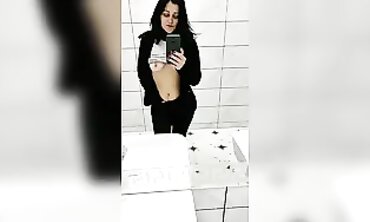 VikkiSexy's Naughty Work Pranks and Public Tease
