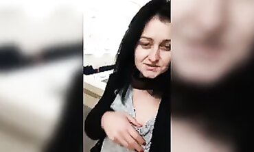 VikkiSexy's Naughty Work Pranks and Public Tease
