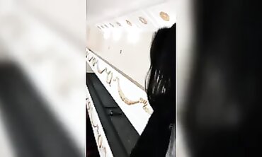 VikkiSexy's Naughty Work Pranks and Public Tease
