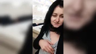 VikkiSexy's Naughty Work Pranks and Public Tease