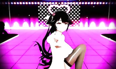 MMD Azur Lane Takao 3D Hardcore Animation