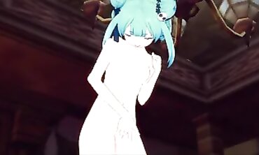 Uruha Rushia Fingers Herself to a Climax