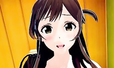 Chizuru Ichinose & Mizuhara 3D Hentai Animation