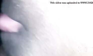 Dark-Hued 19-Year-Old Takes Immense Ebony Shaft in Hotel