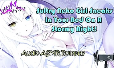 ASMR: Spunky Neko Catgirl Creeps Into Your Couch