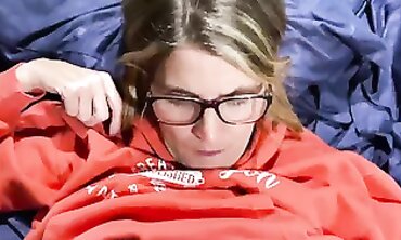 Tattooed Skinny Grandma Gets Hairy Creampie Quickie