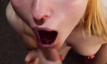 Casey Jones Takes a Massive Facial After a Hardcore Blowjob