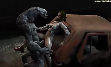 Huge 3D Monster Parody Compilation: Rough Game Girls
